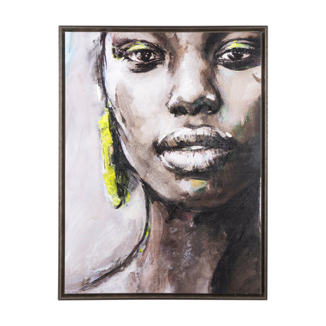 Unity IV Woman (FL) by Mercana Studio a Hand Embellished Textured Framed Canvas by Mercana at Eve Furniture
