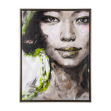 Unity VI Woman (FL) by Mercana Studio a Hand Embellished Textured Framed Canvas by Mercana at Eve Furniture