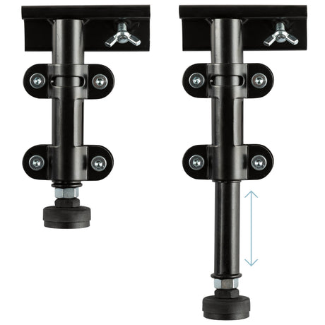 Universal Black Adjustable Center Support System by Malouf at Eve Furniture