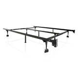 Universal Black Bed Frame w/ Reinforced Glides by Malouf at Eve Furniture