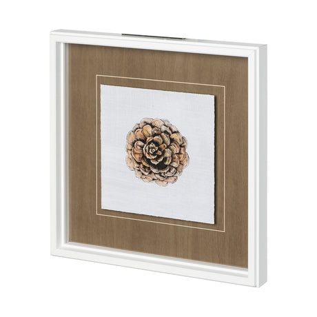 Unknown by Marie a Hand Embellished Textured Framed Art Print Matted under Glass by Mercana at Eve Furniture