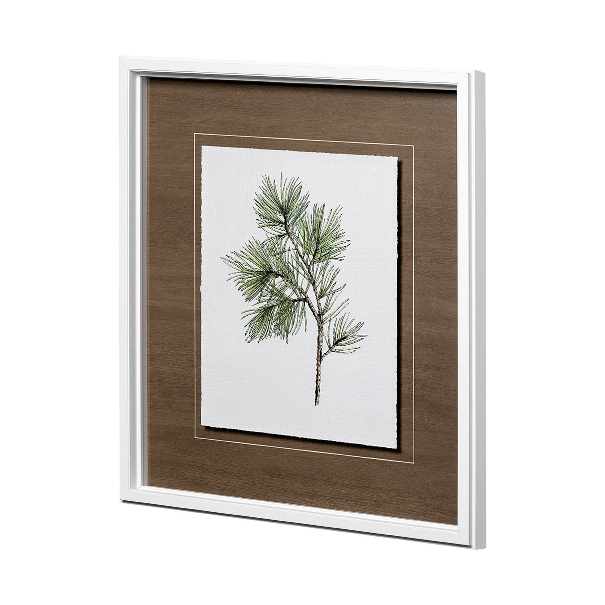 Unknown by Marie a Hand Embellished Textured Framed Art Print Matted under Glass by Mercana at Eve Furniture