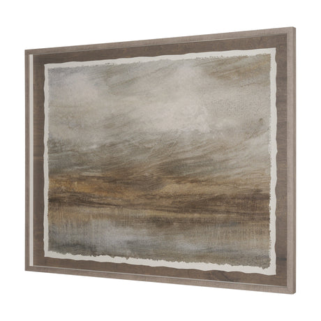Unsettled Sky by Mercana Studio a Hand Embellished Framed Art Print Matted under Glass by Mercana at Eve Furniture