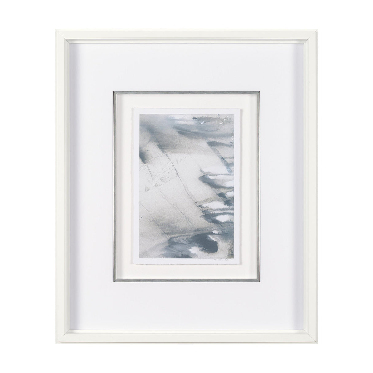 Unveiling Layers by Ira Havuka a Framed Art Print Matted under Glass by Mercana at Eve Furniture