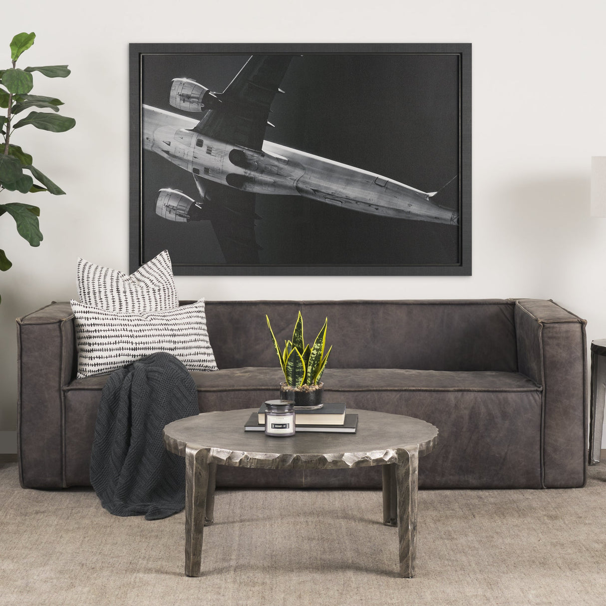 Up Above by Tal Paz-Fridman Framed Art Print under Glass by Mercana at Eve Furniture