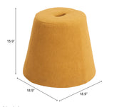 Upela Ottoman Yellow by Zuomod at Eve Furniture