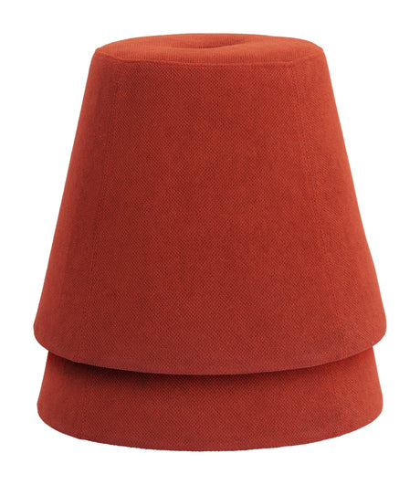 Upela Red Ottoman by Zuomod at Eve Furniture