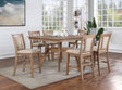 Upminster Natural Tone Counter Ht. Table by Furniture of America at Eve Furniture