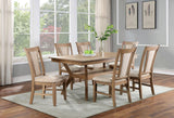 Upminster Natural Tone Dining Table by Furniture of America at Eve Furniture