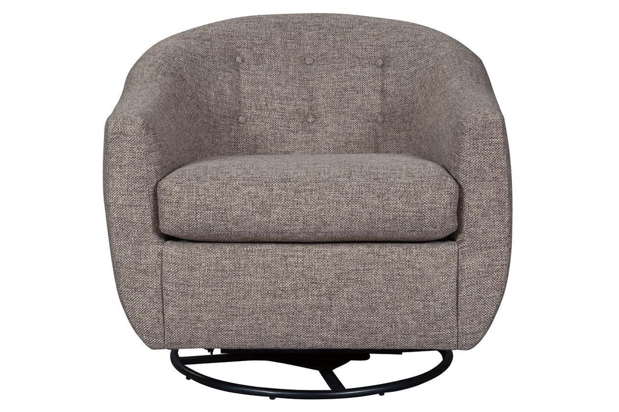 Upshur Taupe Accent Chair by Ashley at Eve Furniture