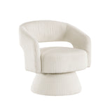 Upton Beige Swivel Accent Chair by Homelegance at Eve Furniture