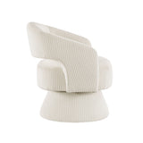 Upton Beige Swivel Accent Chair by Homelegance at Eve Furniture