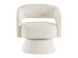 Upton Beige Swivel Accent Chair by Homelegance at Eve Furniture