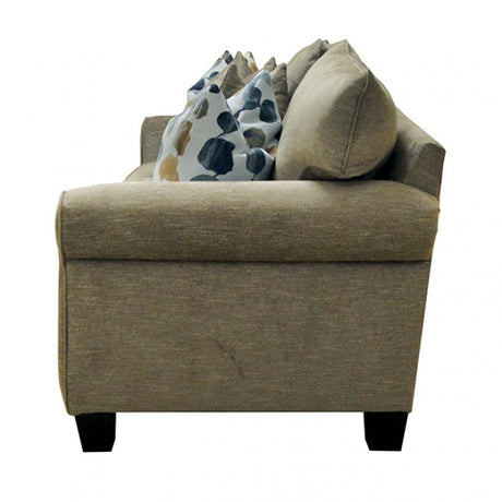 Upton Cafe Brown Sofa by Furniture of America at Eve Furniture