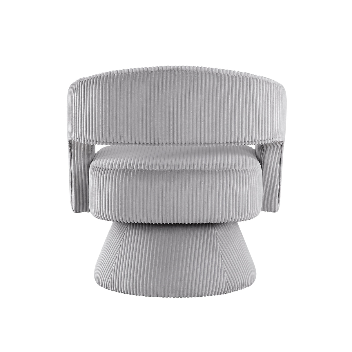 Upton Gray Swivel Accent Chair by Homelegance at Eve Furniture