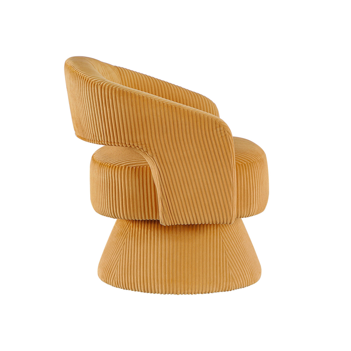 Upton Yellow Swivel Accent Chair by Homelegance at Eve Furniture