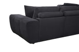 Uptown Black 2-Piece Sectional by New Era Innovations at Eve Furniture
