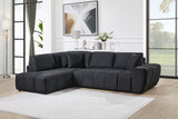 Uptown Black 2-Piece Sectional by New Era Innovations at Eve Furniture