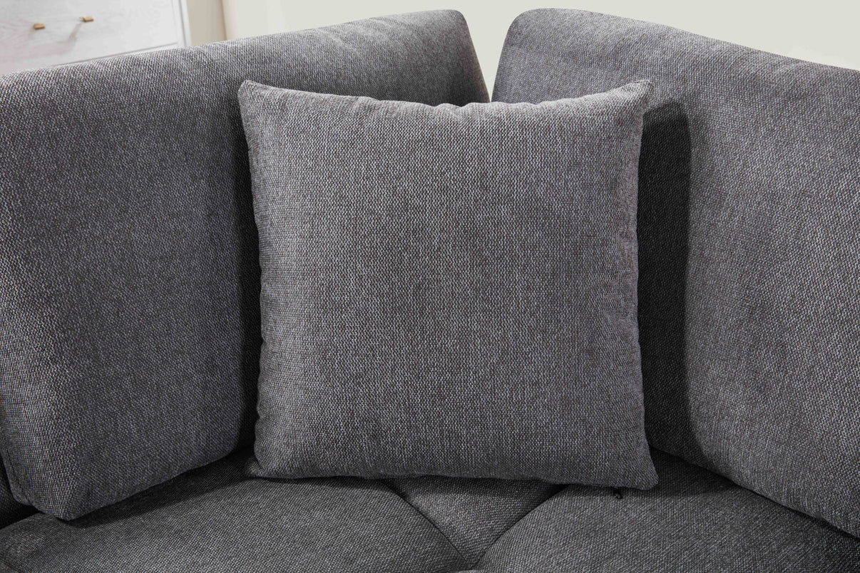 Uptown Grey 2-Piece Sectional by New Era Innovations at Eve Furniture