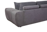 Uptown Grey 2-Piece Sectional by New Era Innovations at Eve Furniture
