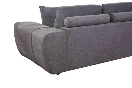 Uptown Grey 2-Piece Sectional by New Era Innovations at Eve Furniture