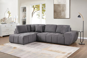 Uptown Grey 2-Piece Sectional by New Era Innovations at Eve Furniture