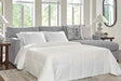 UrbanCrest Pewter 2-Piece Sleeper Sectional with Chaise by Ashley at Eve Furniture