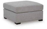 UrbanCrest Pewter Oversized Accent Ottoman by Ashley at Eve Furniture