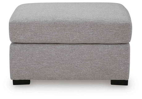 UrbanCrest Pewter Oversized Accent Ottoman by Ashley at Eve Furniture