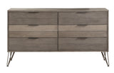 Urbanite Gray Dresser by Homelegance at Eve Furniture