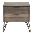 Urbanite Gray Nightstand by Homelegance at Eve Furniture