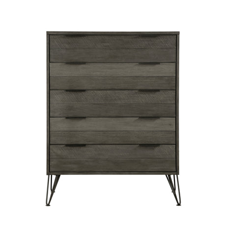 Urbanite Gray Youth Panel Bedroom Set by Homelegance at Eve Furniture