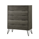 Urbanite Gray Youth Panel Bedroom Set by Homelegance at Eve Furniture