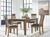 Urbinforte Dining Table and 4 Chairs by Ashley at Eve Furniture