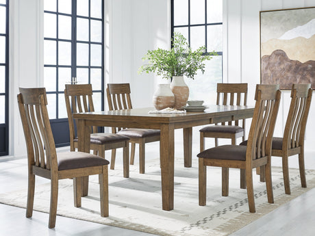 Urbinforte Dining Table and 6 Chairs by Ashley at Eve Furniture