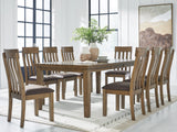 Urbinforte Dining Table and 8 Chairs by Ashley at Eve Furniture