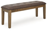 Urbinforte Light Brown 50" Dining Bench by ASHLEY FURNITURE at Eve Furniture