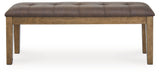 Urbinforte Light Brown 50" Dining Bench by ASHLEY FURNITURE at Eve Furniture