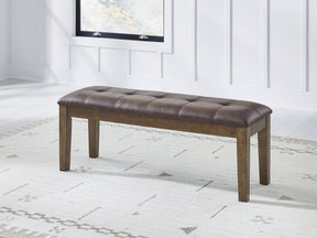 Urbinforte Light Brown 50" Dining Bench by ASHLEY FURNITURE at Eve Furniture