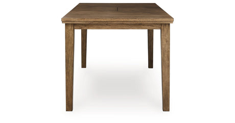 Urbinforte Light Brown Counter Height Dining Extension Table by Ashley at Eve Furniture