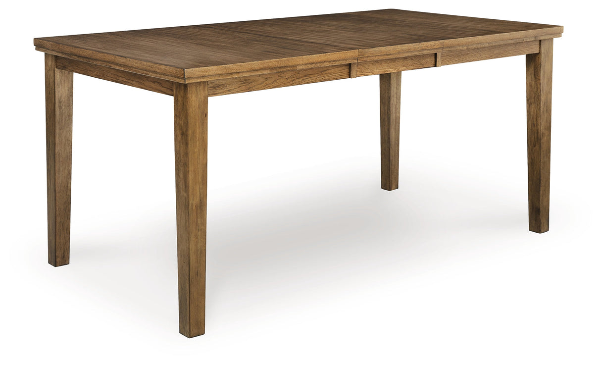Urbinforte Light Brown Counter Height Dining Extension Table by ASHLEY FURNITURE at Eve Furniture