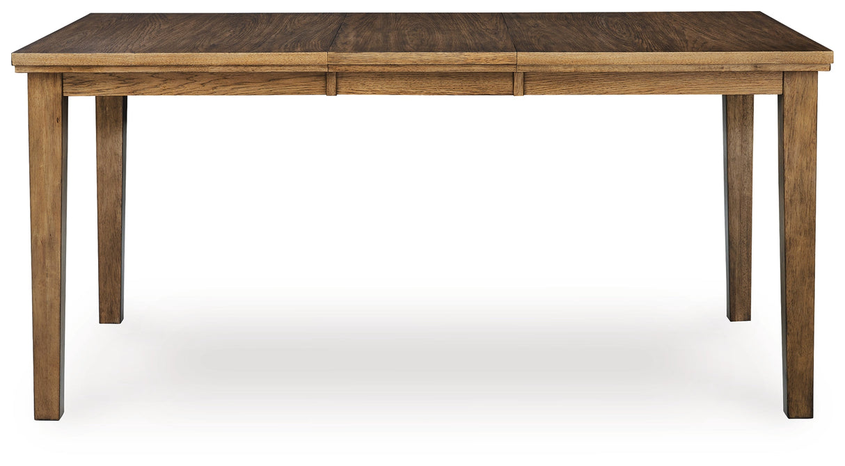 Urbinforte Light Brown Counter Height Dining Extension Table by ASHLEY FURNITURE at Eve Furniture