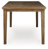 Urbinforte Light Brown Counter Height Dining Extension Table by ASHLEY FURNITURE at Eve Furniture
