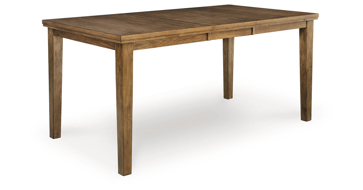 Urbinforte Light Brown Counter Height Dining Extension Table by ASHLEY FURNITURE at Eve Furniture