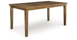 Urbinforte Light Brown Counter Height Dining Extension Table by ASHLEY FURNITURE at Eve Furniture