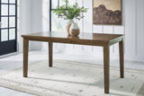 Urbinforte Light brown Counter Height Set with Bench by Ashley at Eve Furniture