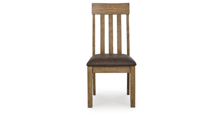 Urbinforte Light Brown Dining Chair, Set of 2 by Ashley at Eve Furniture