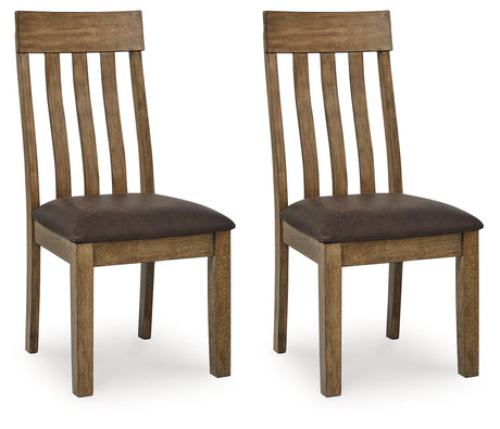 Urbinforte Light Brown Dining Chair, Set of 2 by Ashley at Eve Furniture