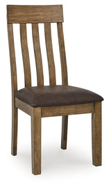 Urbinforte Light Brown Dining Chair, Set of 2 by Ashley at Eve Furniture