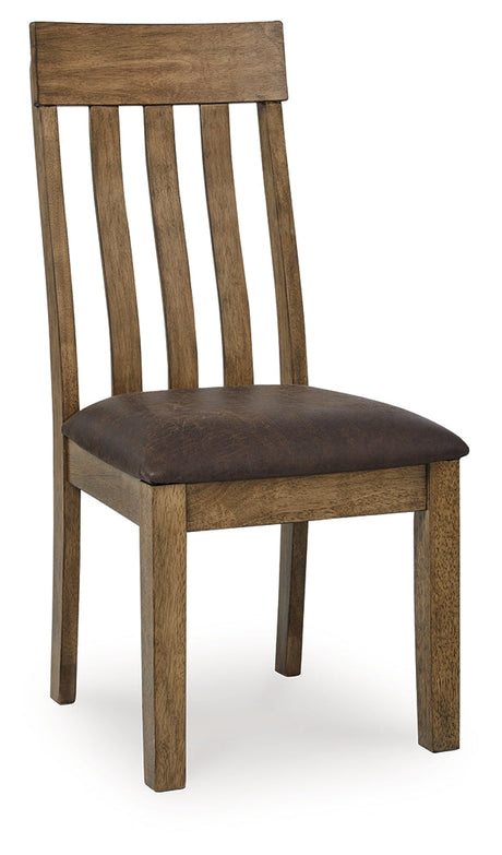 Urbinforte Light Brown Dining Chair, Set of 2 by Ashley at Eve Furniture